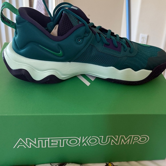 Nike Teal and Dark Purple Sneakers - Picture 1 of 2